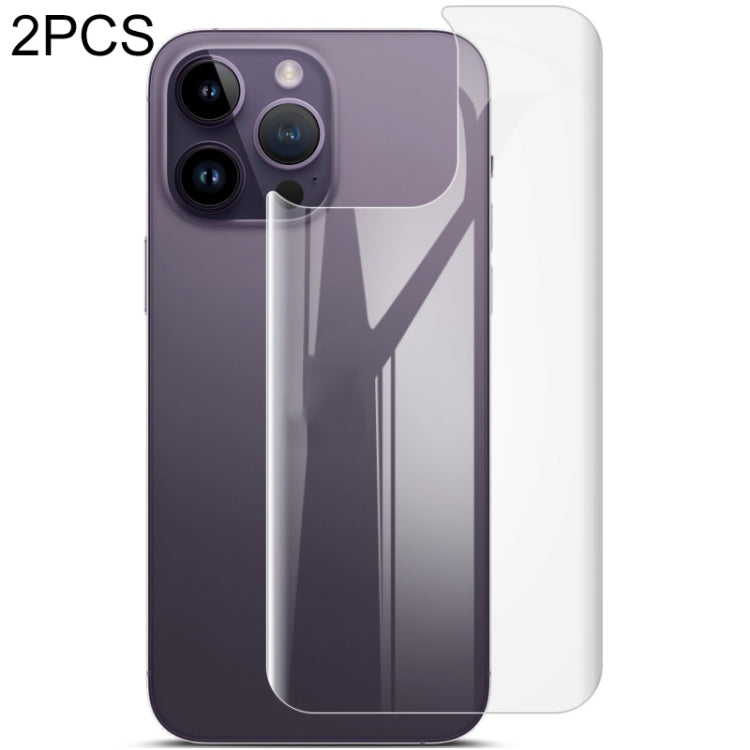2pcs imak Curved Hydrogel Film Pnone Back Protector, For iPhone 14, For iPhone 14 Plus, For iPhone 14 Pro, For iPhone 14 Pro Max, For Huawei Mate 50, For Huawei Mate 50 Pro