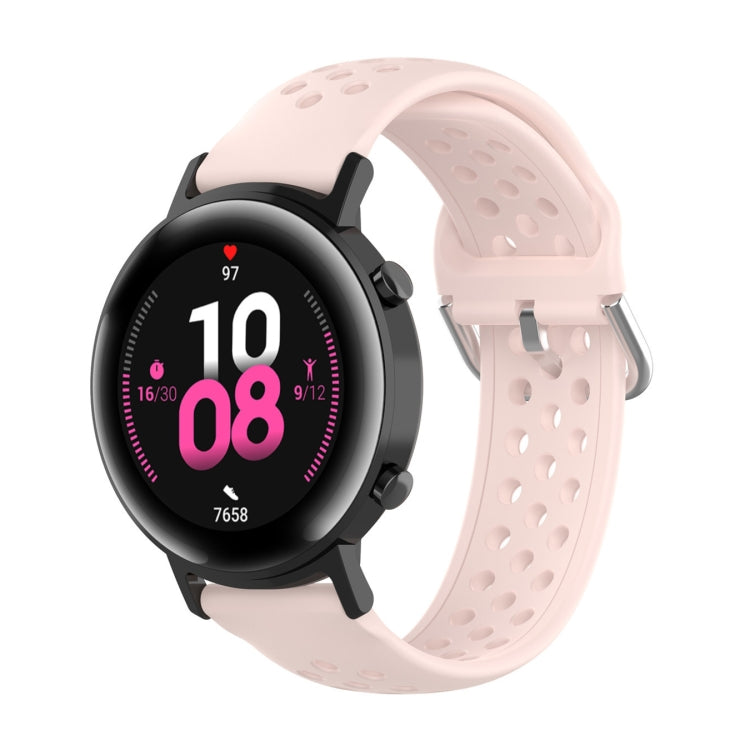 20mm Clasp Solid Color Sport Wrist Strap Watchband, For Huawei Watch GT2 42MM, For Galaxy Watch Active2 / Active