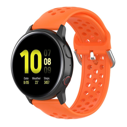 20mm Clasp Solid Color Sport Wrist Strap Watchband, For Huawei Watch GT2 42MM, For Galaxy Watch Active2 / Active