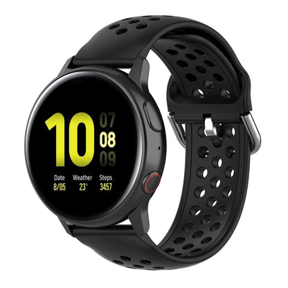 20mm Clasp Solid Color Sport Wrist Strap Watchband, For Huawei Watch GT2 42MM, For Galaxy Watch Active2 / Active