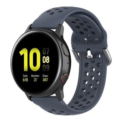 20mm Clasp Solid Color Sport Wrist Strap Watchband, For Huawei Watch GT2 42MM, For Galaxy Watch Active2 / Active
