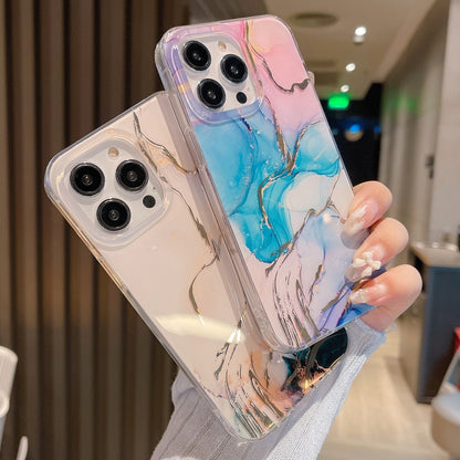 Coloured Glaze Marble Phone Case, For iPhone 14, For iPhone 14 Plus, For iPhone 14 Pro, For iPhone 14 Pro Max, For iPhone 13, For iPhone 13 Pro
