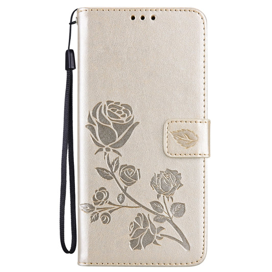 Rose Embossed Flip PU Leather Phone Case, For Xiaomi 12 Lite, For Xiaomi 12 Pro, For Xiaomi Redmi Note 11T Pro 5G, For Xiaomi Poco M4 Pro 4G, For Xiaomi Poco X4 Pro 5G