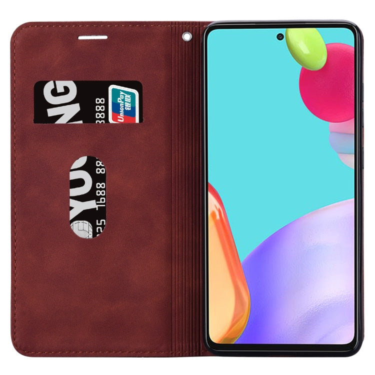 Frosted Business Magnetic Horizontal Flip PU Phone Case, For Xiaomi Poco X4 Pro 5G