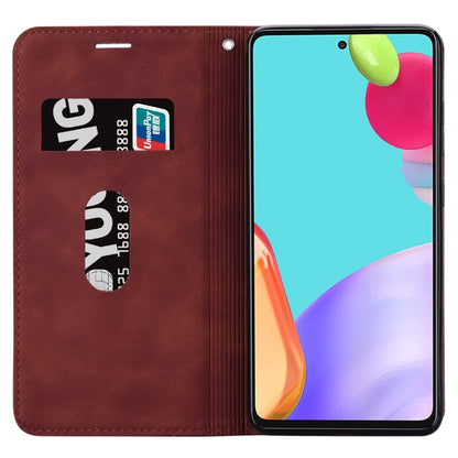 Frosted Business Magnetic Horizontal Flip PU Phone Case, For Xiaomi Poco X4 Pro 5G