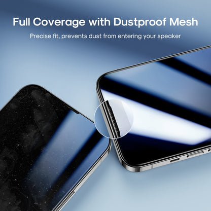 JOYROOM JR-H01 2.5D Screen Printing Full Screen Black Edge Tempered Glass Film, For iPhone 14, For iPhone 14 Pro, For iPhone 14 Plus, For iPhone 14 Pro Max