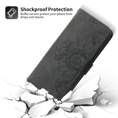 Skin-feel Flowers Embossed Wallet Leather Phone Case, For iPhone 11, For iPhone XS Max, For iPhone XS / X, For iPhone XR, For iPhone SE 2022 / SE 2020 / 8 / 7, For iPhone 8 Plus / 7 Plus