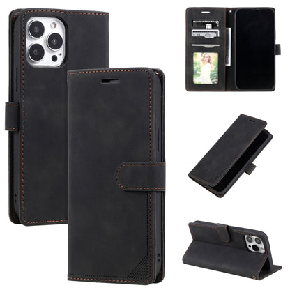 Skin Feel Anti-theft Brush Horizontal Flip Leather Phone Case, For iPhone 14, For iPhone 14 Plus, For iPhone 14 Pro, For iPhone 14 Pro Max