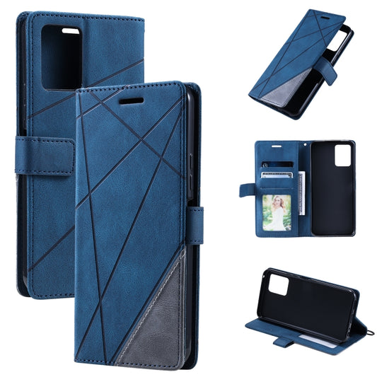 Skin Feel Splicing Leather Phone Case, For vivo Y21 2021 / Y33s, For Xiaomi Poco M4 Pro 4G, For OPPO Find X5 Lite, For OPPO Reno8 Pro+, For OPPO Reno8 Pro, For OPPO Reno8, For Samsung Galaxy Xcover5, For OPPO Find X5, For Xiaomi Redmi 10A