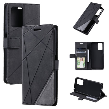 Skin Feel Splicing Leather Phone Case, For Xiaomi Redmi 10 Prime+ 5G, For Sony Xperia 1 IV, For Sony Xperia 10 IV, For Xiaomi Redmi Note 11T Pro 5G, For Xiaomi Poco M4 5G, For OPPO Find X5 Pro