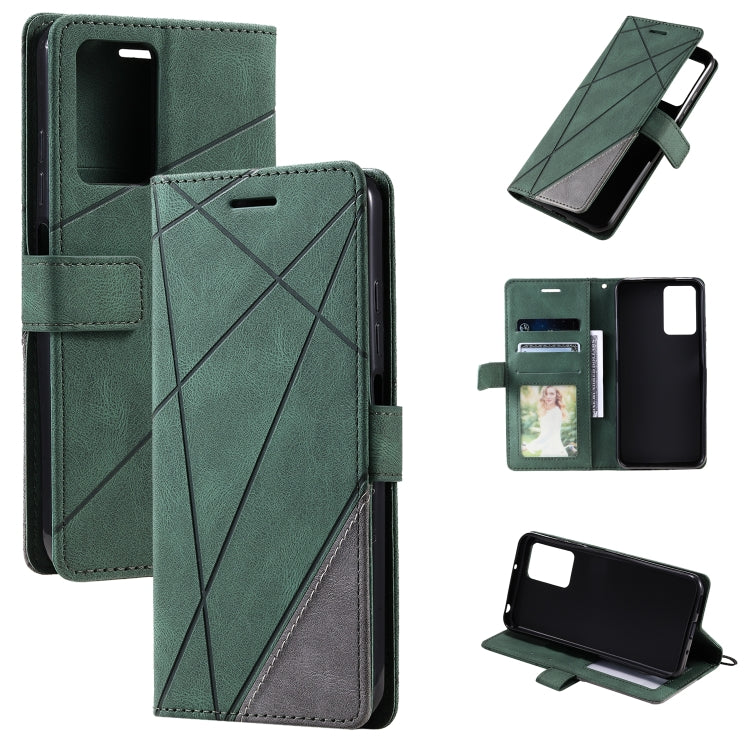 Skin Feel Splicing Leather Phone Case, For Xiaomi Redmi 10 Prime+ 5G, For Sony Xperia 1 IV, For Sony Xperia 10 IV, For Xiaomi Redmi Note 11T Pro 5G, For Xiaomi Poco M4 5G, For OPPO Find X5 Pro