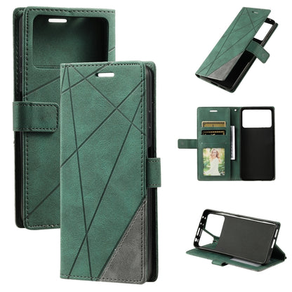 Skin Feel Splicing Leather Phone Case, For Xiaomi Redmi 10 Prime+ 5G, For Sony Xperia 1 IV, For Sony Xperia 10 IV, For Xiaomi Redmi Note 11T Pro 5G, For Xiaomi Poco M4 5G, For OPPO Find X5 Pro