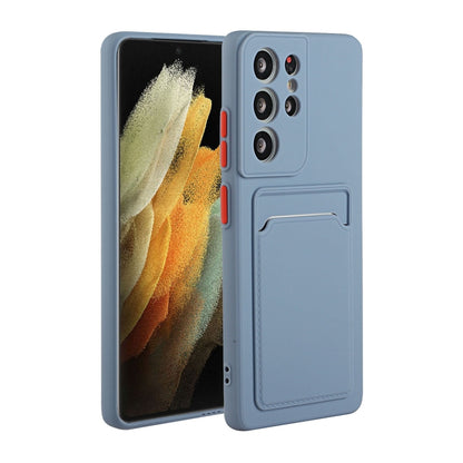 Card Slot Design Shockproof TPU Phone Case, For Samsung Galaxy S22 5G, For Samsung Galaxy S22+ 5G, For Samsung Galaxy S22 Ultra 5G, For Samsung Galaxy S21 FE 5G