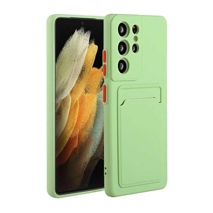 Card Slot Design Shockproof TPU Phone Case, For Samsung Galaxy S22 5G, For Samsung Galaxy S22+ 5G, For Samsung Galaxy S22 Ultra 5G, For Samsung Galaxy S21 FE 5G