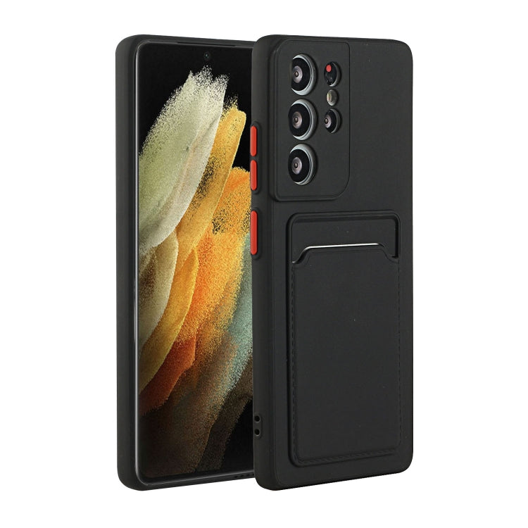 Card Slot Design Shockproof TPU Phone Case, For Samsung Galaxy S22 5G, For Samsung Galaxy S22+ 5G, For Samsung Galaxy S22 Ultra 5G, For Samsung Galaxy S21 FE 5G