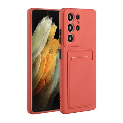 Card Slot Design Shockproof TPU Phone Case, For Samsung Galaxy S22 5G, For Samsung Galaxy S22+ 5G, For Samsung Galaxy S22 Ultra 5G, For Samsung Galaxy S21 FE 5G