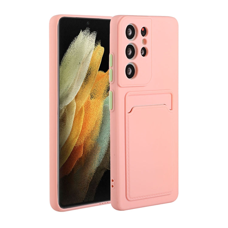 Card Slot Design Shockproof TPU Phone Case, For Samsung Galaxy S22 5G, For Samsung Galaxy S22+ 5G, For Samsung Galaxy S22 Ultra 5G, For Samsung Galaxy S21 FE 5G