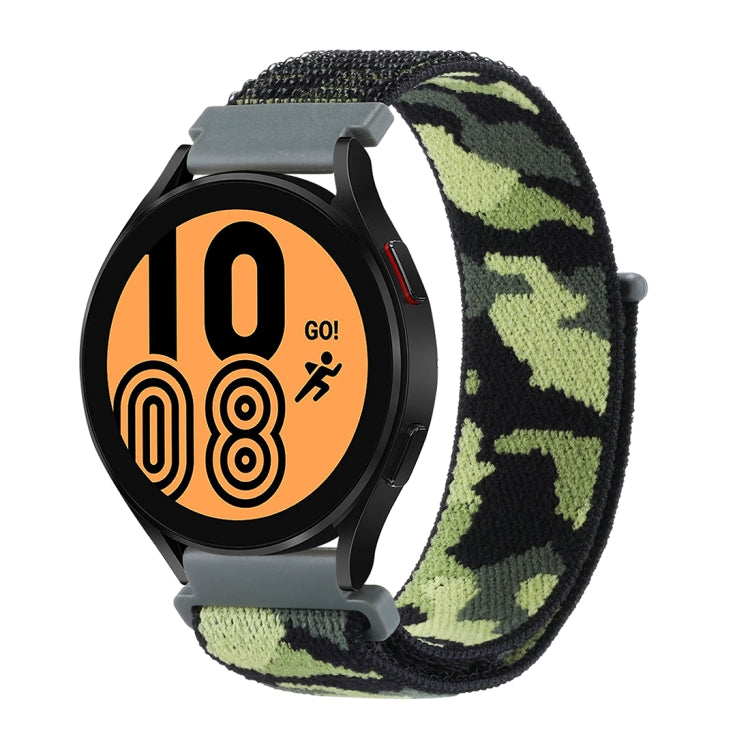 Camo Nylon Loop Watch Band, For Samsung Galaxy Watch5 40mm/44mm / Watch5 Pro