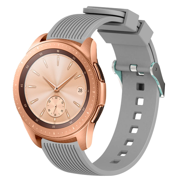 20mm Vertical Grain Silicone Watch Band, For Samsung Galaxy Watch5 40mm/44mm / Watch5 Pro