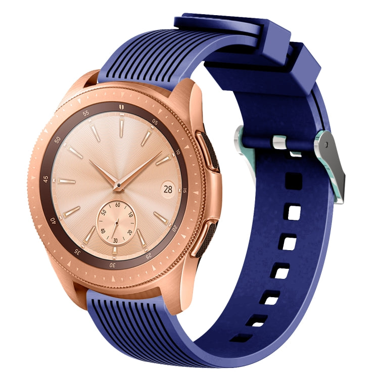 20mm Vertical Grain Silicone Watch Band, For Samsung Galaxy Watch5 40mm/44mm / Watch5 Pro