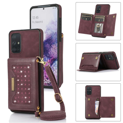 Three-fold RFID Leather Phone Case with Lanyard, For iPhone XS, For iPhone XS Max, For Samsung Galaxy A12, For Samsung Galaxy A13 4G/A13 5G, For Samsung Galaxy A51 4G, For Samsung Galaxy A53 5G, For Samsung Galaxy A52 5G/A52s 5G                        ...