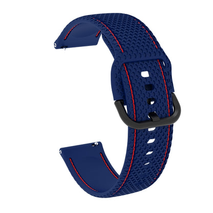 Two-color Stitching Silicone Watch Band, For Samsung Galaxy Watch5 40mm/44mm / Watch5 Pro