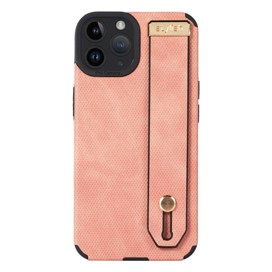 Wrist Strap TPU Leather Phone Case, For iPhone 11 Pro Max, For iPhone 14