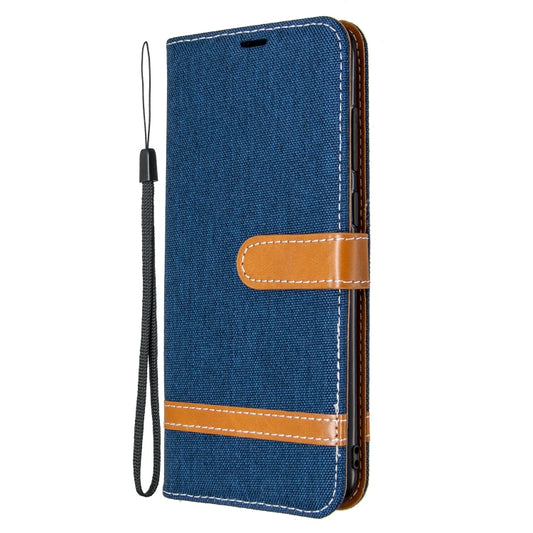 Color Matching Denim Texture Horizontal Flip Leather Case with Holder & Card Slots & Wallet & Lanyard, For Xiaomi Redmi Note 9S / Note 9 Pro / Note 9 Pro Max, For Huawei P40 Lite, For Huawei P40 Lite E / Y7P, For Huawei Honor 20S, For Galaxy A11