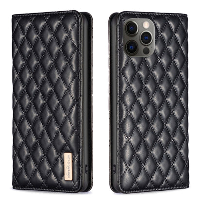 Diamond Lattice Magnetic Leather Flip Phone Case, For iPhone 12 / 12 Pro, For iPhone 11 Pro Max, For iPhone 11 Pro, For iPhone 11, For iPhone SE 2022 / SE 2020 / 8 / 7, For iPhone XS Max, For iPhone XS / X, For iPhone XR
