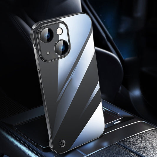Electroplating Frameless Clear PC Phone Case, For iPhone 14, For iPhone 14 Plus, For iPhone 14 Pro, For iPhone 14 Pro Max, For iPhone 13, For iPhone 13 Pro