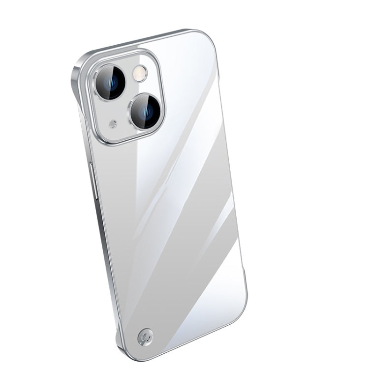 Electroplating Frameless Clear PC Phone Case, For iPhone 14, For iPhone 14 Plus, For iPhone 14 Pro, For iPhone 14 Pro Max, For iPhone 13, For iPhone 13 Pro