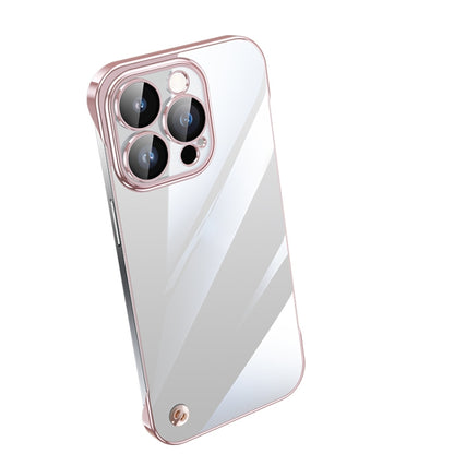 Electroplating Frameless Clear PC Phone Case, For iPhone 14, For iPhone 14 Plus, For iPhone 14 Pro, For iPhone 14 Pro Max, For iPhone 13, For iPhone 13 Pro