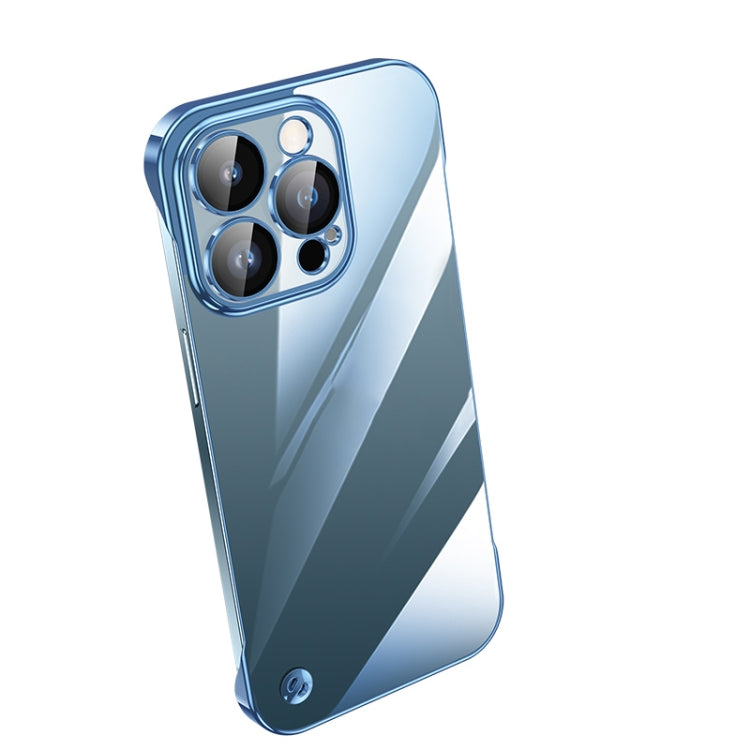 Electroplating Frameless Clear PC Phone Case, For iPhone 14, For iPhone 14 Plus, For iPhone 14 Pro, For iPhone 14 Pro Max, For iPhone 13, For iPhone 13 Pro