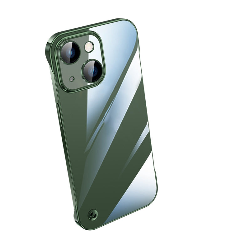Electroplating Frameless Clear PC Phone Case, For iPhone 14, For iPhone 14 Plus, For iPhone 14 Pro, For iPhone 14 Pro Max, For iPhone 13, For iPhone 13 Pro