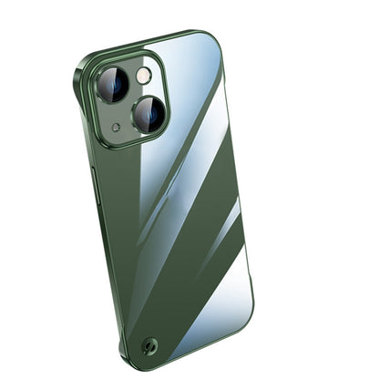 Electroplating Frameless Clear PC Phone Case, For iPhone 14, For iPhone 14 Plus, For iPhone 14 Pro, For iPhone 14 Pro Max, For iPhone 13, For iPhone 13 Pro