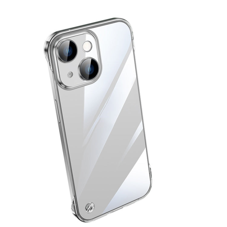 Electroplating Frameless Clear PC Phone Case, For iPhone 14, For iPhone 14 Plus, For iPhone 14 Pro, For iPhone 14 Pro Max, For iPhone 13, For iPhone 13 Pro