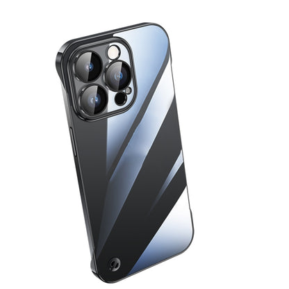 Electroplating Frameless Clear PC Phone Case, For iPhone 13 Pro Max, For iPhone 12, For iPhone 12 Pro, For iPhone 12 Pro Max