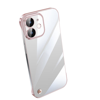 Electroplating Frameless Clear PC Phone Case, For iPhone 13 Pro Max, For iPhone 12, For iPhone 12 Pro, For iPhone 12 Pro Max