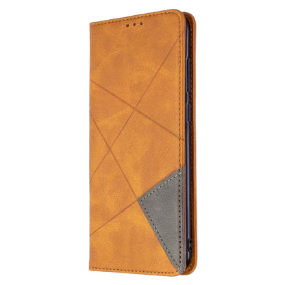Rhombus Texture Horizontal Flip Magnetic Leather Case with Holder & Card Slots & Wallet, For Huawei P40 Lite, For Huawei P40 Lite E / Y7P, For Huawei Honor 20S, For Samsung Galaxy A11