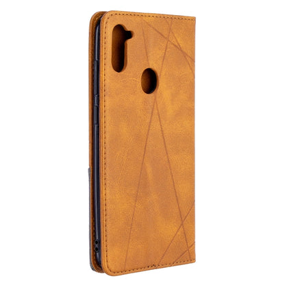 Rhombus Texture Horizontal Flip Magnetic Leather Case with Holder & Card Slots & Wallet, For Huawei P40 Lite, For Huawei P40 Lite E / Y7P, For Huawei Honor 20S, For Samsung Galaxy A11