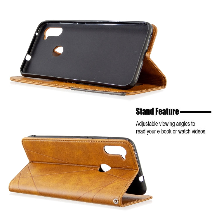 Rhombus Texture Horizontal Flip Magnetic Leather Case with Holder & Card Slots & Wallet, For Huawei P40 Lite, For Huawei P40 Lite E / Y7P, For Huawei Honor 20S, For Samsung Galaxy A11