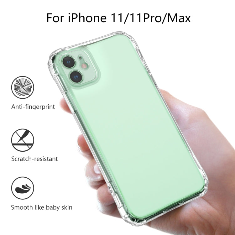Sound Conversion Hole Transparent TPU Airbag Shockproof Case, For iPhone 11, For iPhone 11 Pro, For iPhone 11 Pro Max