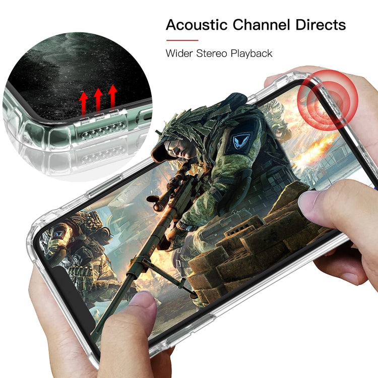 Sound Conversion Hole Transparent TPU Airbag Shockproof Case, For iPhone 11, For iPhone 11 Pro, For iPhone 11 Pro Max