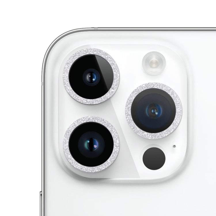 Glitter Ring Tempered Glass Camera Lens Film, For iPhone 14, For iPhone 14 Plus, For iPhone 14 Pro, For iPhone 14 Pro Max