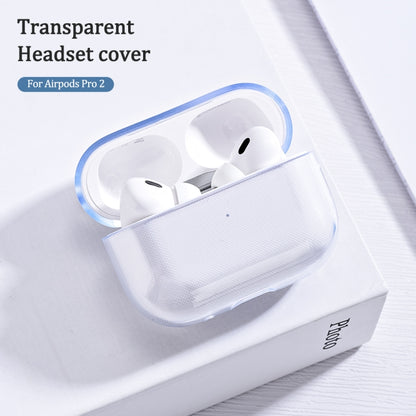 For AirPods Pro 2 Earphone Transparent TPU Protective Case, For AirPods Pro 2