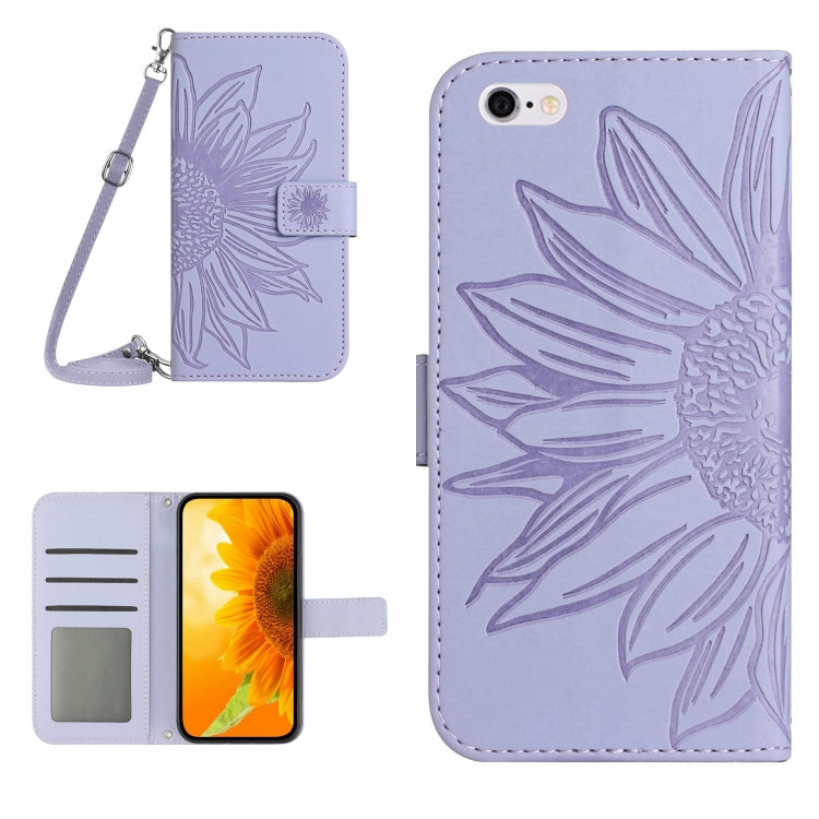 Skin Feel Sun Flower Pattern Flip Leather Phone Case, For iPhone 6, For iPhone 6s Plus, For iPhone 7 / 8, For iPhone 7 Plus / 8 Plus