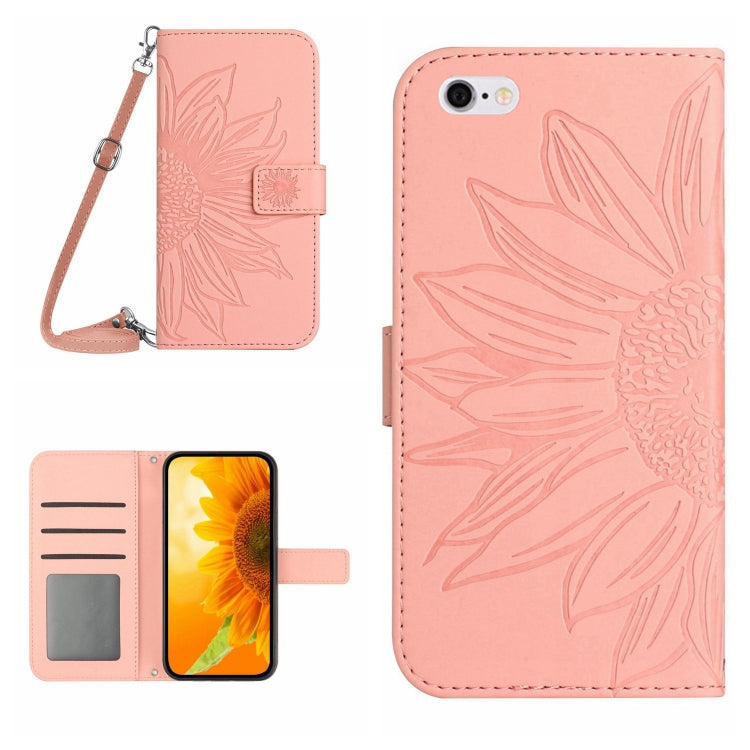 Skin Feel Sun Flower Pattern Flip Leather Phone Case, For iPhone 6, For iPhone 6s Plus, For iPhone 7 / 8, For iPhone 7 Plus / 8 Plus