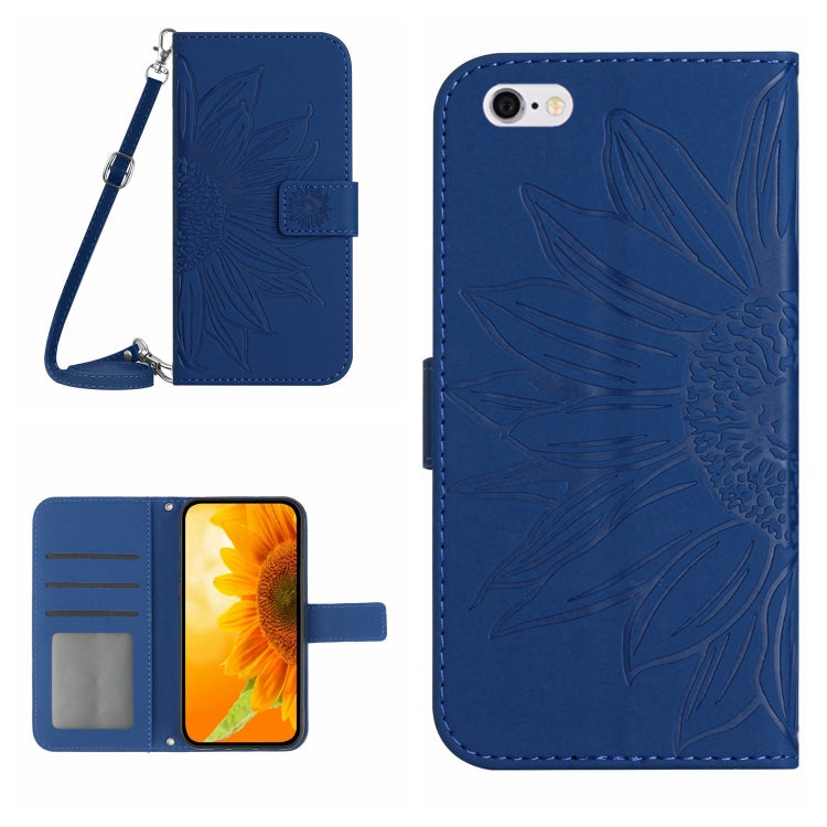 Skin Feel Sun Flower Pattern Flip Leather Phone Case, For iPhone 6, For iPhone 6s Plus, For iPhone 7 / 8, For iPhone 7 Plus / 8 Plus