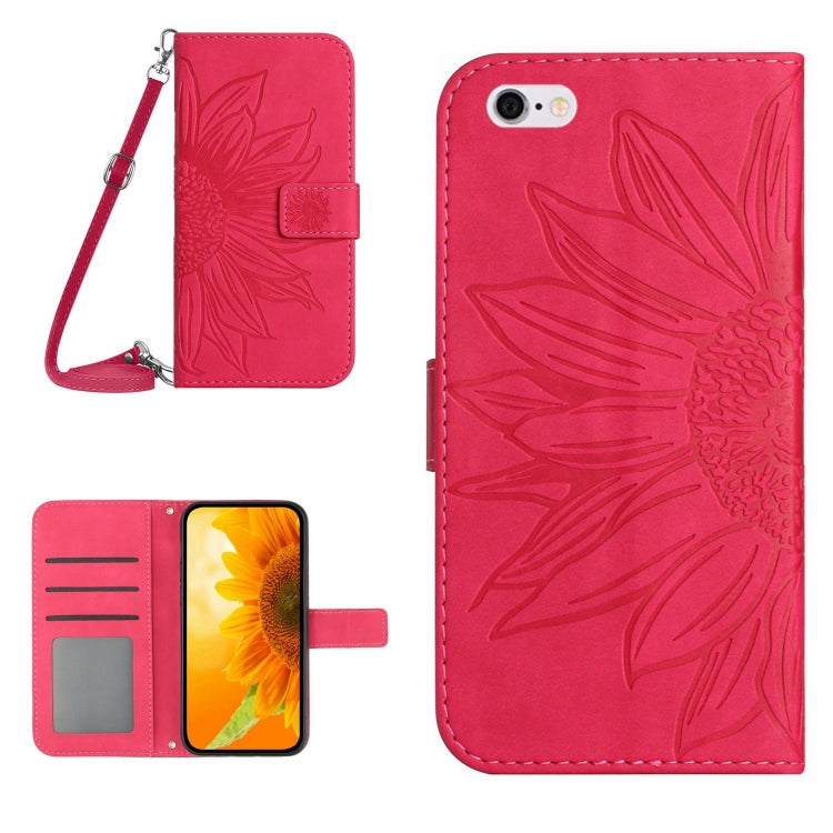 Skin Feel Sun Flower Pattern Flip Leather Phone Case, For iPhone 6, For iPhone 6s Plus, For iPhone 7 / 8, For iPhone 7 Plus / 8 Plus