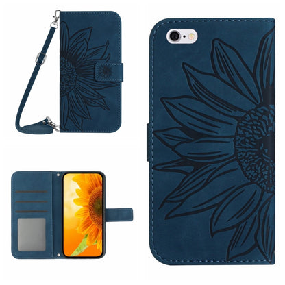 Skin Feel Sun Flower Pattern Flip Leather Phone Case, For iPhone 6, For iPhone 6s Plus, For iPhone 7 / 8, For iPhone 7 Plus / 8 Plus